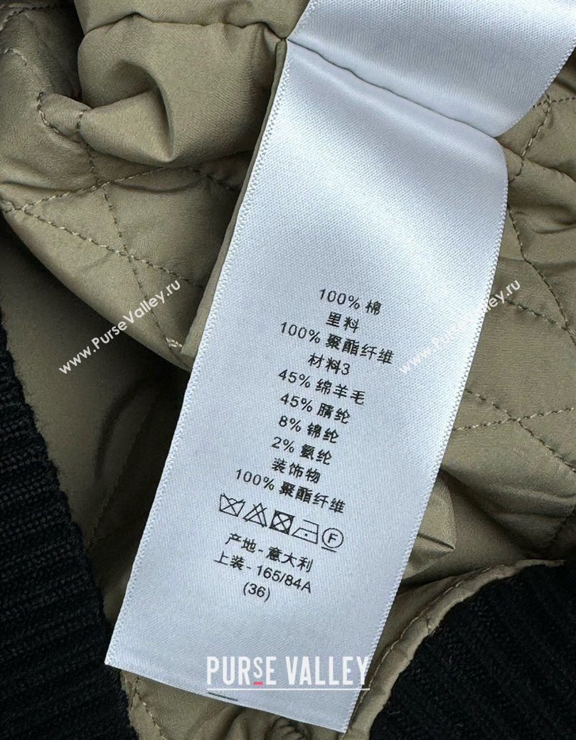 Dior Printed Padded Jacket Khaki 2025 DR090422 (QI-250904122)