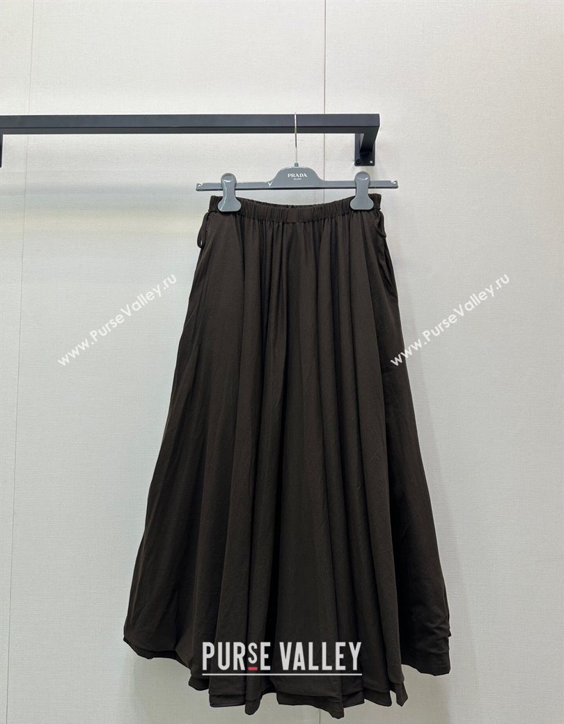 Prada Skirt Brown 2025 PR090517 (QI-250905017)