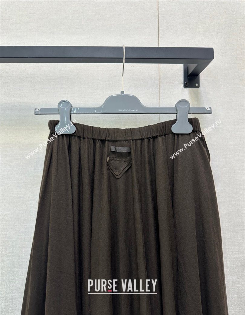 Prada Skirt Brown 2025 PR090517 (QI-250905017)