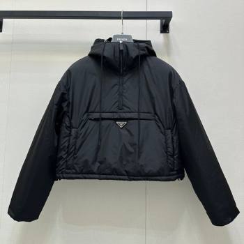 Prada Padded Blouse Black 2025 PR090516 (QI-250905016)