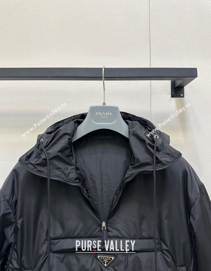 Prada Padded Blouse Black 2025 PR090516 (QI-250905016)