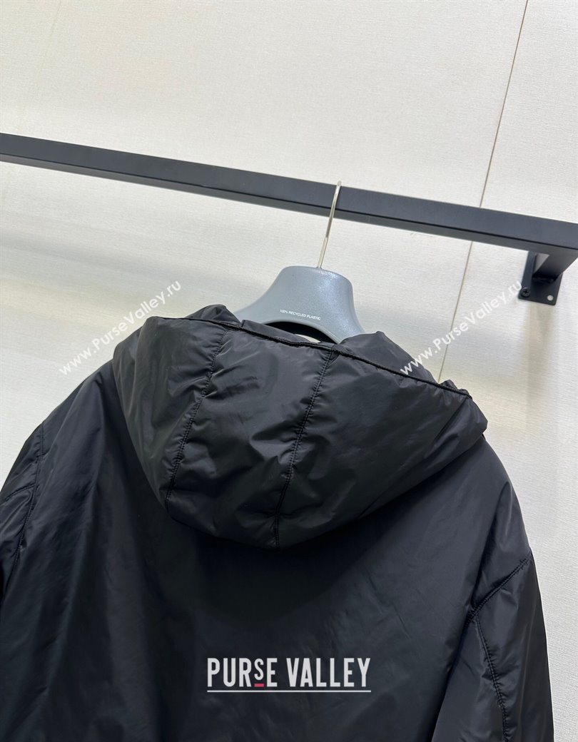 Prada Padded Blouse Black 2025 PR090516 (QI-250905016)