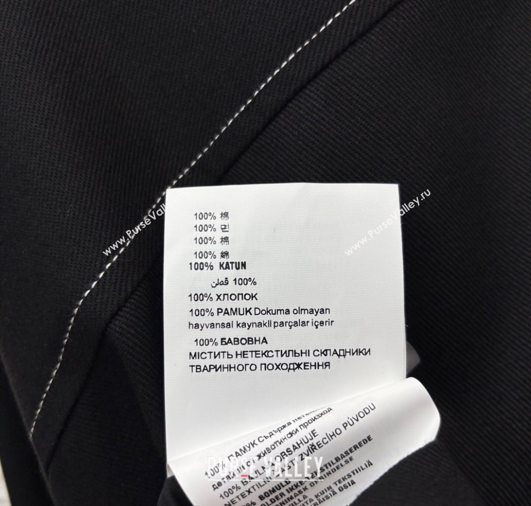 Prada Cotton Jacket Black 2025 PR090515 (QI-250905015)
