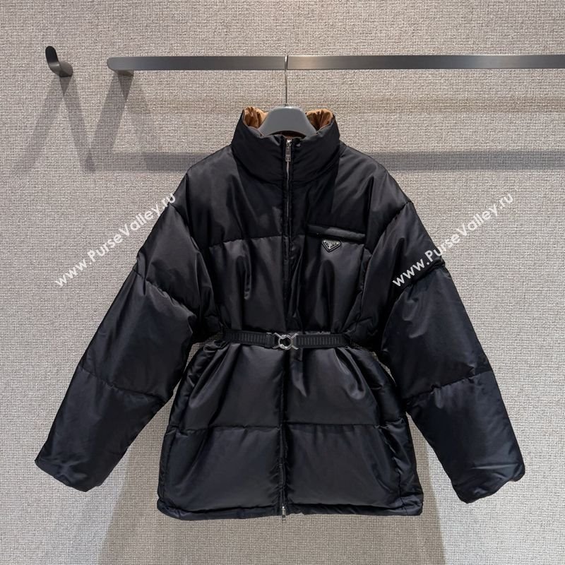 Prada Down Jacket Black 2025 PR122607 (QI-251226048)
