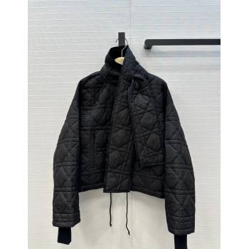 Dior Oblique Jacket Black 2025 DR122610 (QI-251226056)