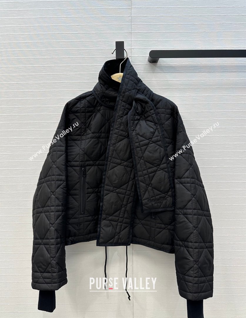 Dior Oblique Jacket Black 2025 DR122610 (QI-251226056)