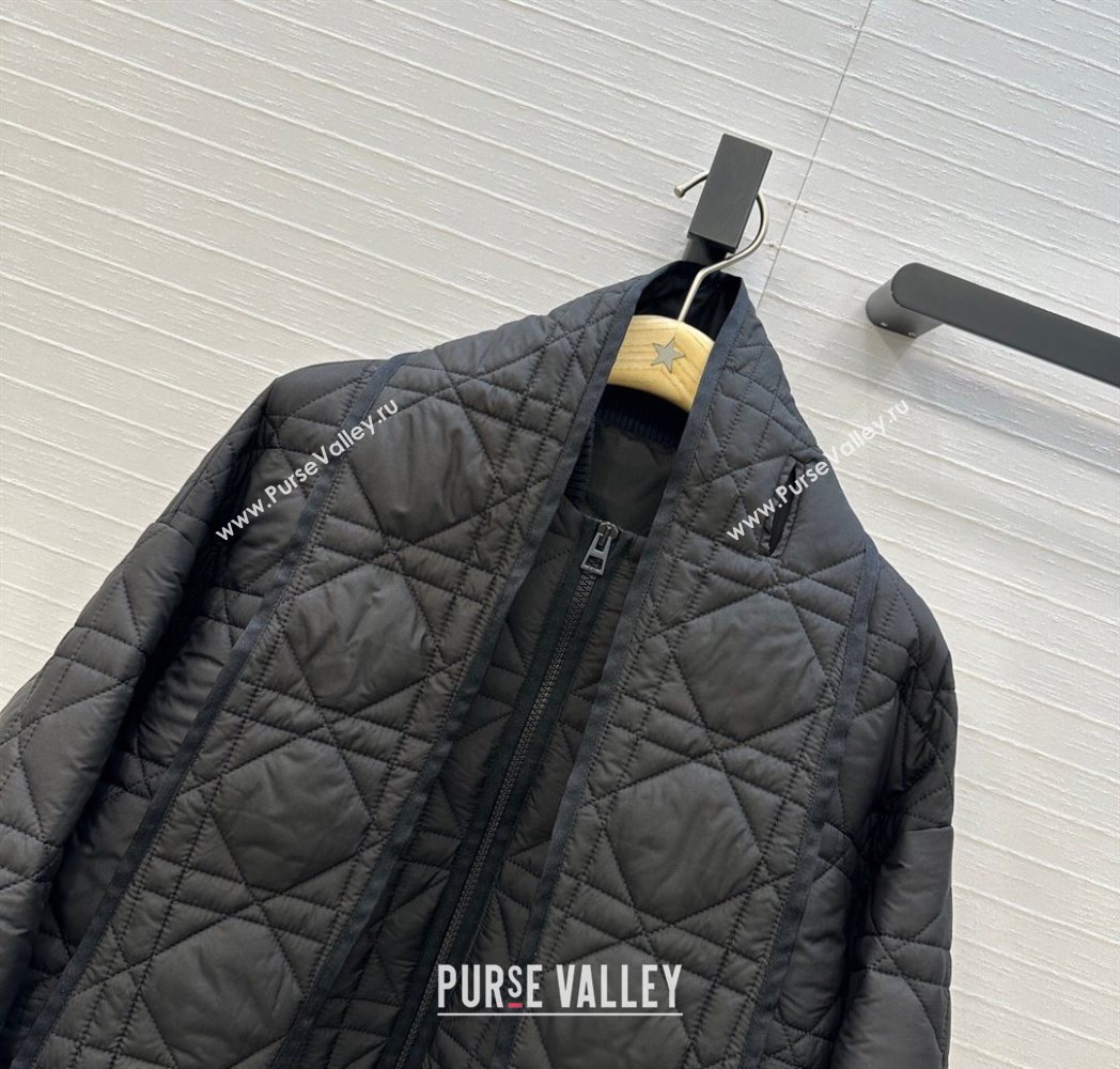 Dior Oblique Jacket Black 2025 DR122610 (QI-251226056)