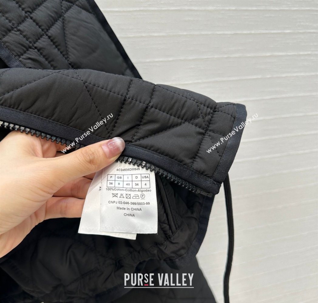 Dior Oblique Jacket Black 2025 DR122610 (QI-251226056)