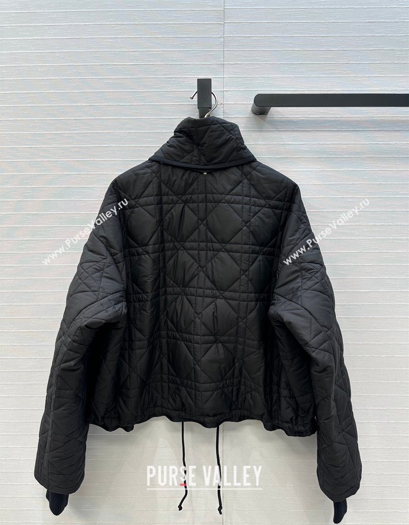 Dior Oblique Jacket Black 2025 DR122610 (QI-251226056)