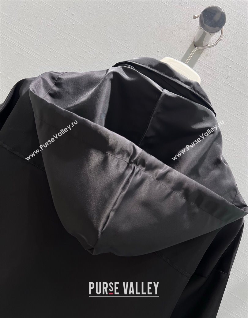 Prada Nylon Jacket Black 2025 PR122610 (QI-251226059)