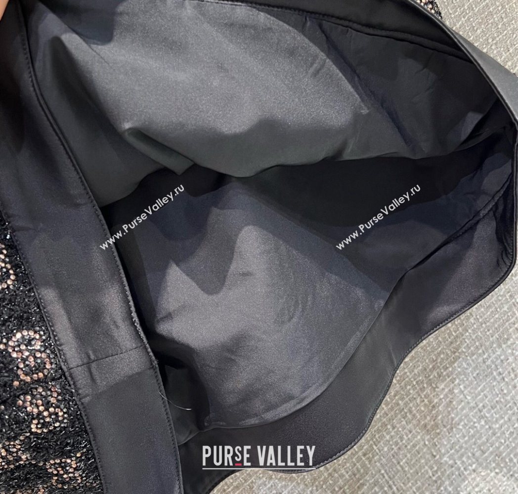 Gucci GG Strass Polo Shirt Black/Gold 2025 GG122605 (QI-251226041)