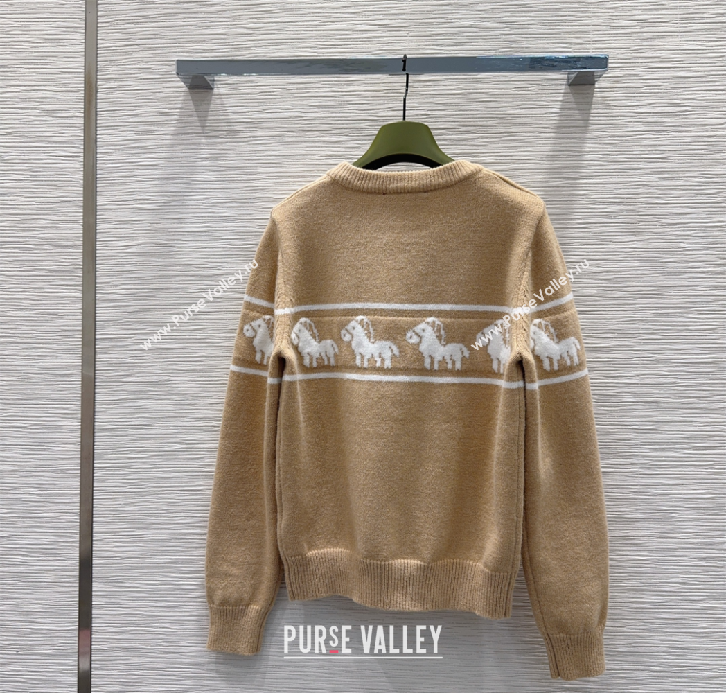 Gucci Wool Sweater Beige 2025 GG122605 (QI-251226034)