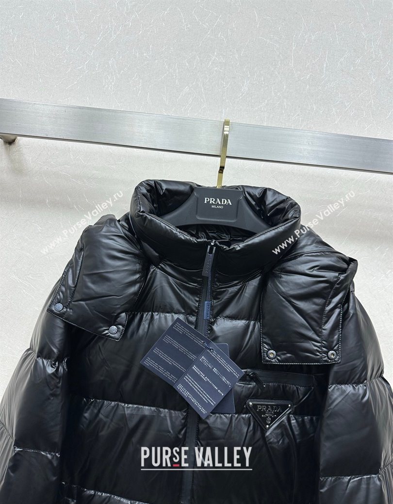 Prada Down Jacket Black 2025 PR122704 (QI-251227036)
