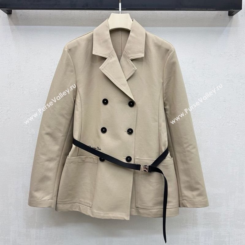 Dior Cotton Coat Beige 2025 DR122712 (QI-251227037)