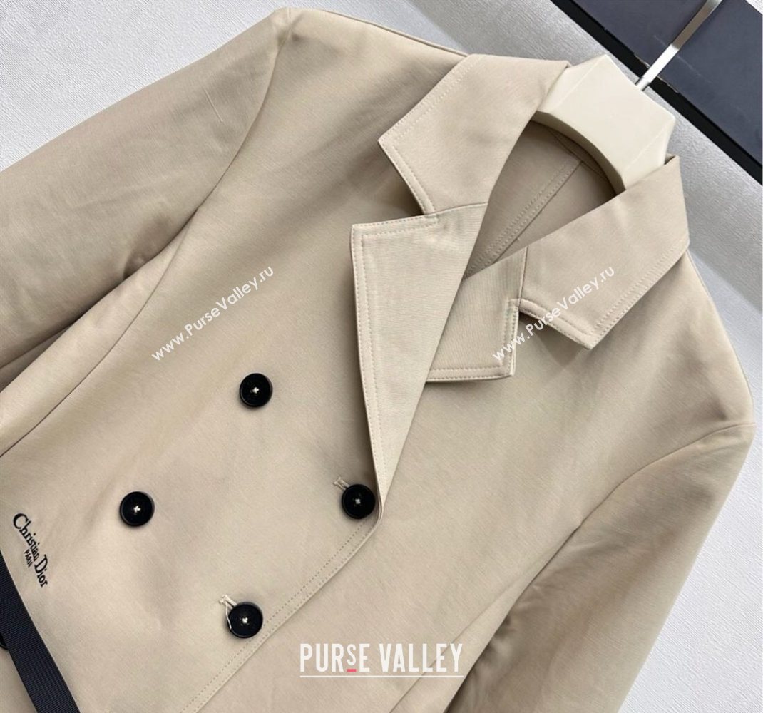 Dior Cotton Coat Beige 2025 DR122712 (QI-251227037)