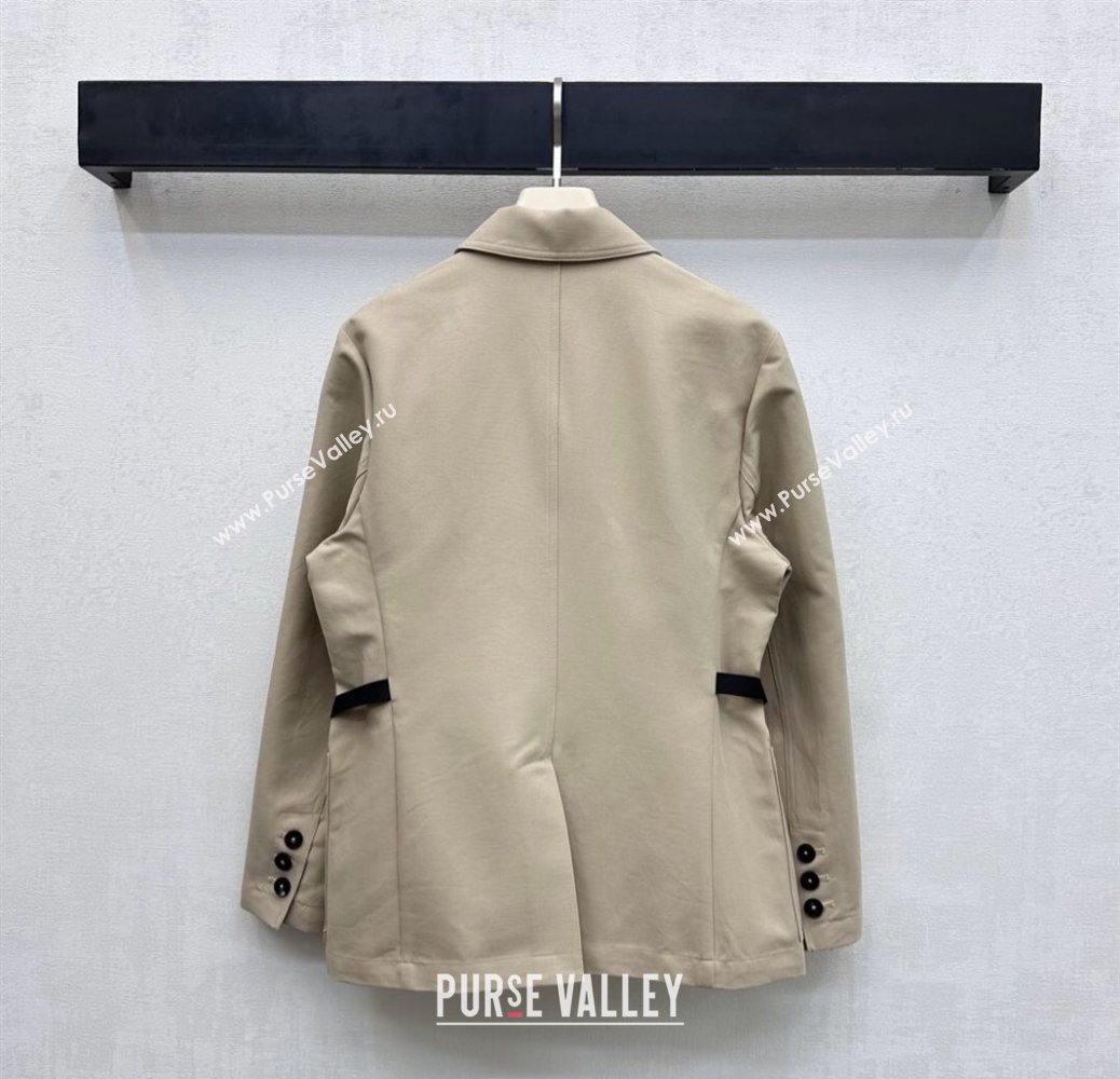 Dior Cotton Coat Beige 2025 DR122712 (QI-251227037)