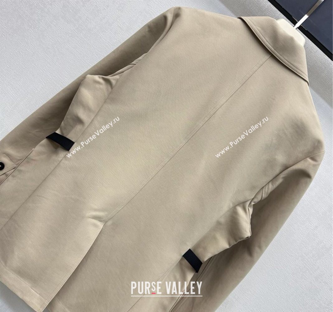 Dior Cotton Coat Beige 2025 DR122712 (QI-251227037)