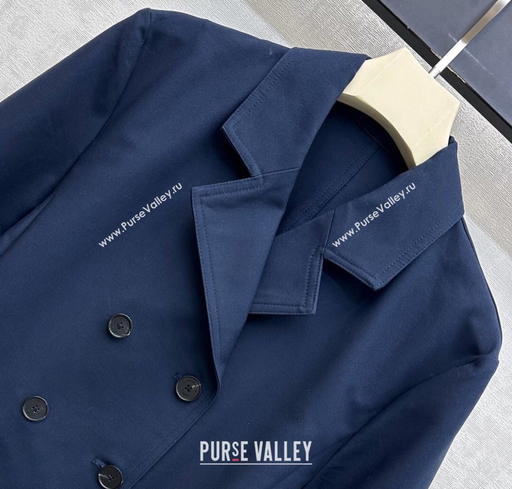 Dior Cotton Coat Blue 2025 DR122712 (QI-251227038)