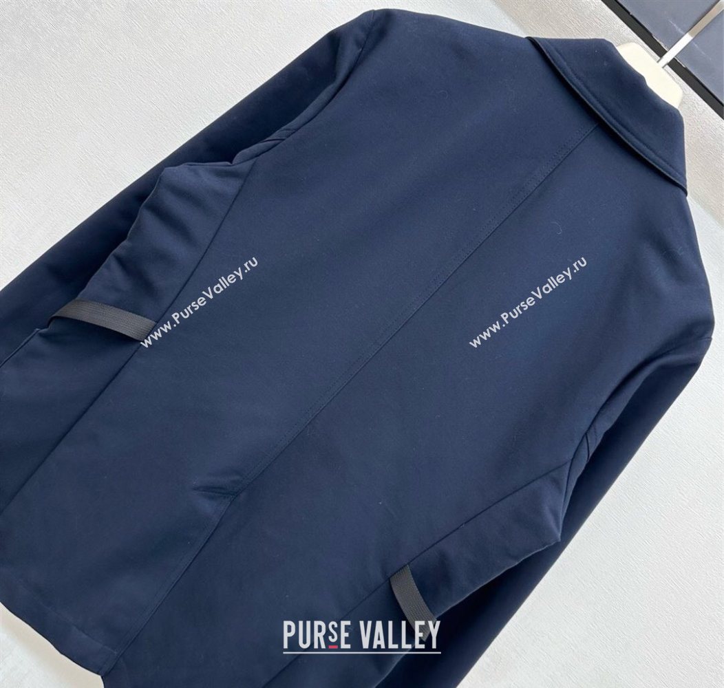 Dior Cotton Coat Blue 2025 DR122712 (QI-251227038)