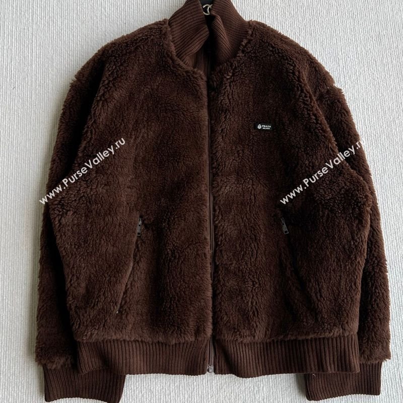 Prada Jacket Brown 2025 PR122713 (QI-251227052)