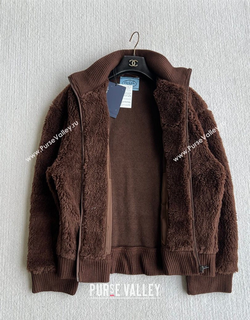 Prada Jacket Brown 2025 PR122713 (QI-251227052)
