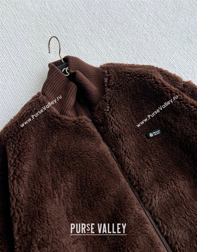 Prada Jacket Brown 2025 PR122713 (QI-251227052)