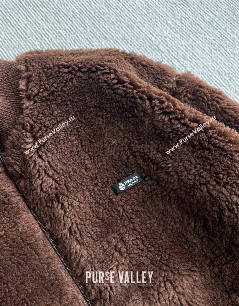 Prada Jacket Brown 2025 PR122713 (QI-251227052)