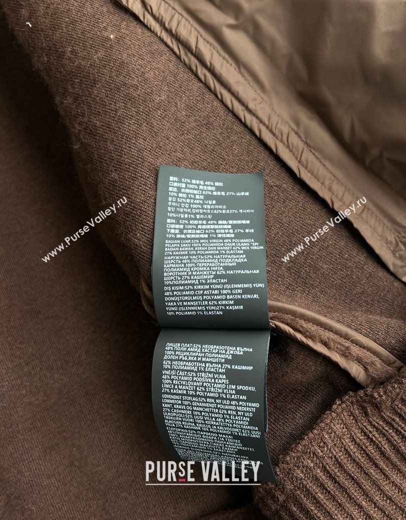 Prada Jacket Brown 2025 PR122713 (QI-251227052)