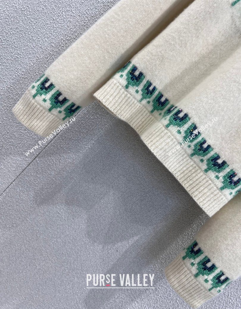 Loewe Wool Sweater White 2025 LW122702 (QI-251227010)