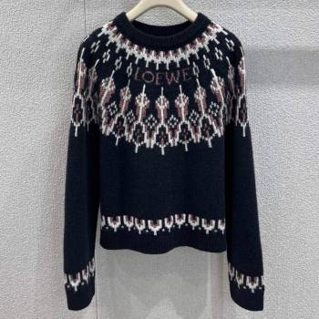Loewe Wool Sweater Black 2025 LW122702 (QI-251227011)