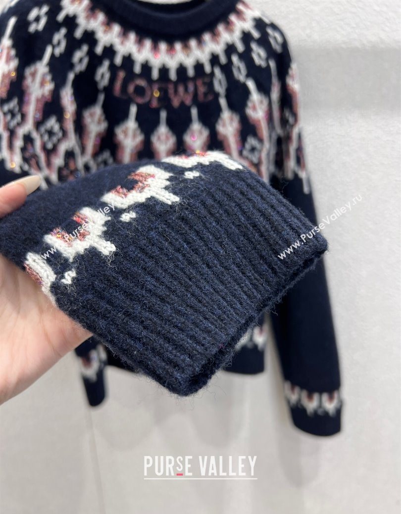 Loewe Wool Sweater Black 2025 LW122702 (QI-251227011)