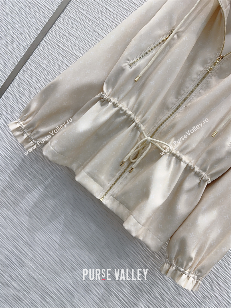 Louis Vuitton Monogram Jacket Beige 2026 LV011301 (QI-260113045)