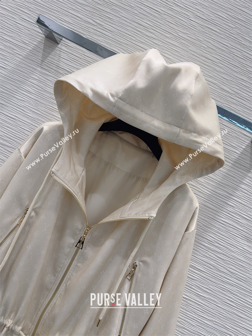 Louis Vuitton Monogram Jacket Beige 2026 LV011301 (QI-260113045)