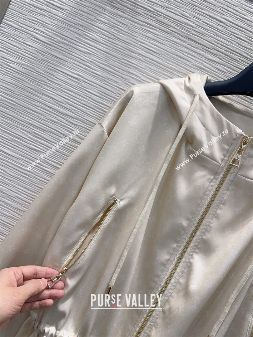 Louis Vuitton Monogram Jacket Beige 2026 LV011301 (QI-260113045)