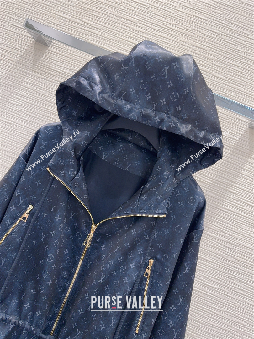 Louis Vuitton Monogram Jacket Blue 2026 LV011301 (QI-260113046)
