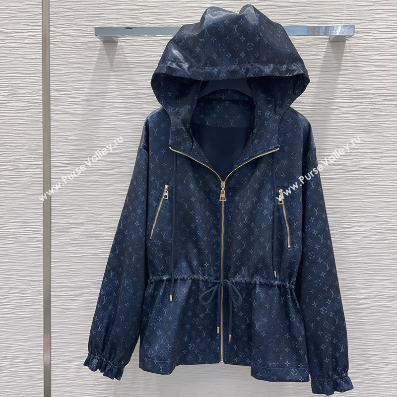 Louis Vuitton Monogram Jacket Blue 2026 LV011301 (QI-260113046)