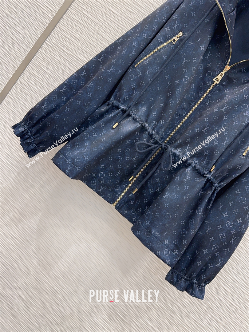 Louis Vuitton Monogram Jacket Blue 2026 LV011301 (QI-260113046)