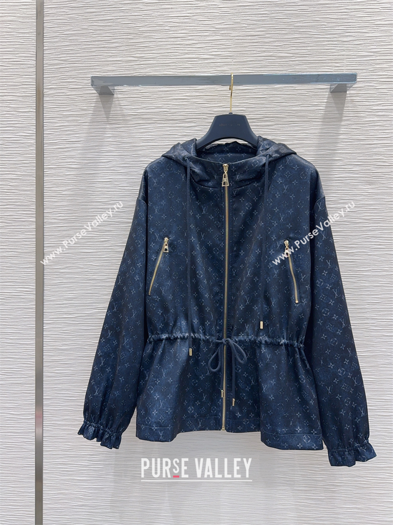 Louis Vuitton Monogram Jacket Blue 2026 LV011301 (QI-260113046)