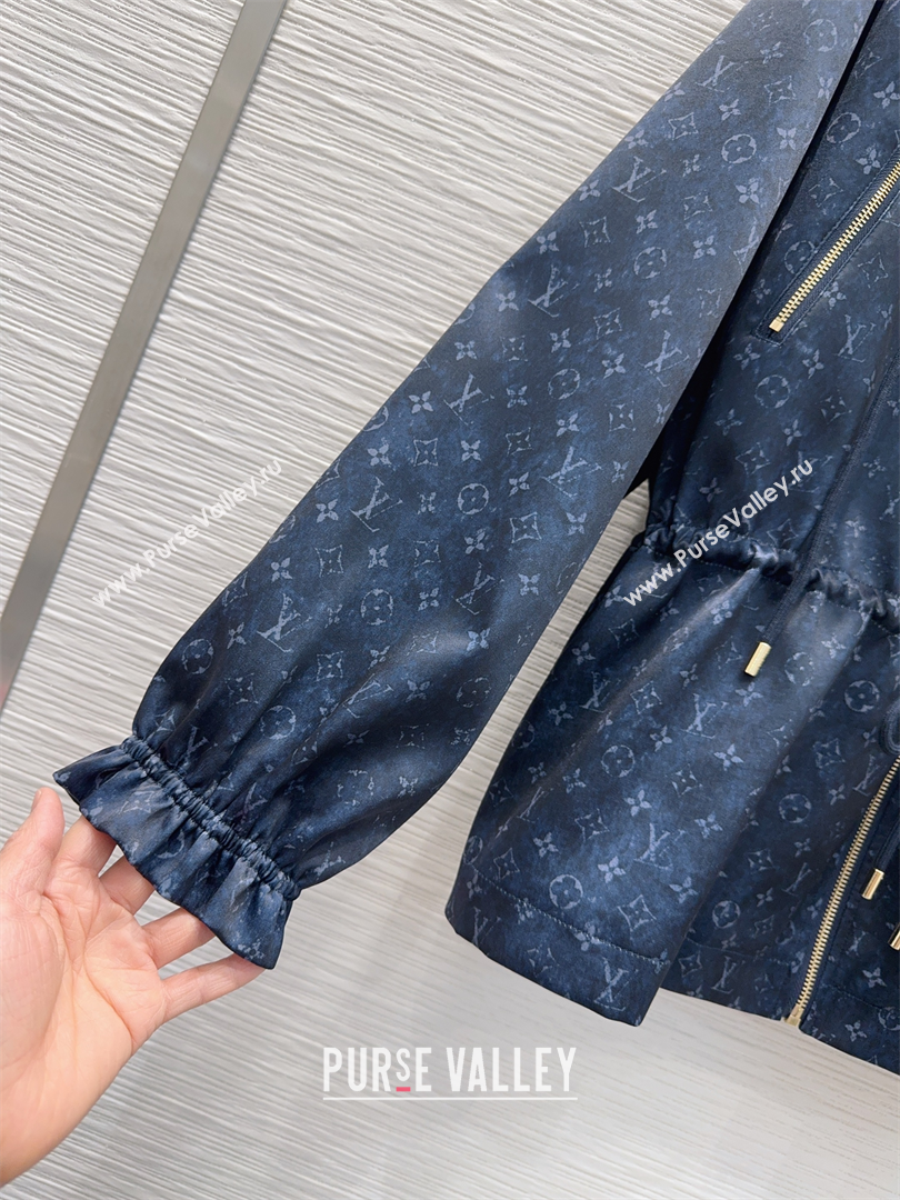 Louis Vuitton Monogram Jacket Blue 2026 LV011301 (QI-260113046)