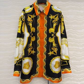Givenchy Silk Shirt Orange 2026 GI011301 (QI-260113052)