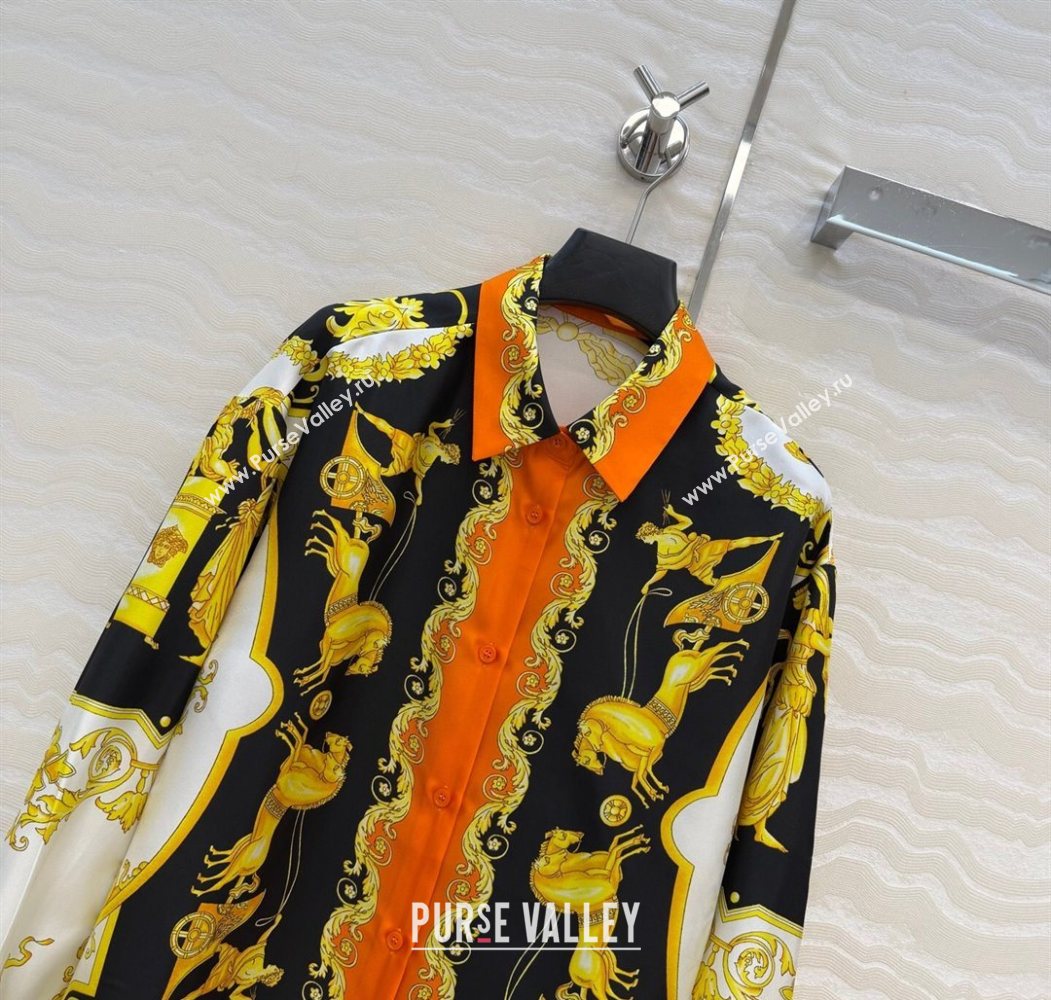 Givenchy Silk Shirt Orange 2026 GI011301 (QI-260113052)