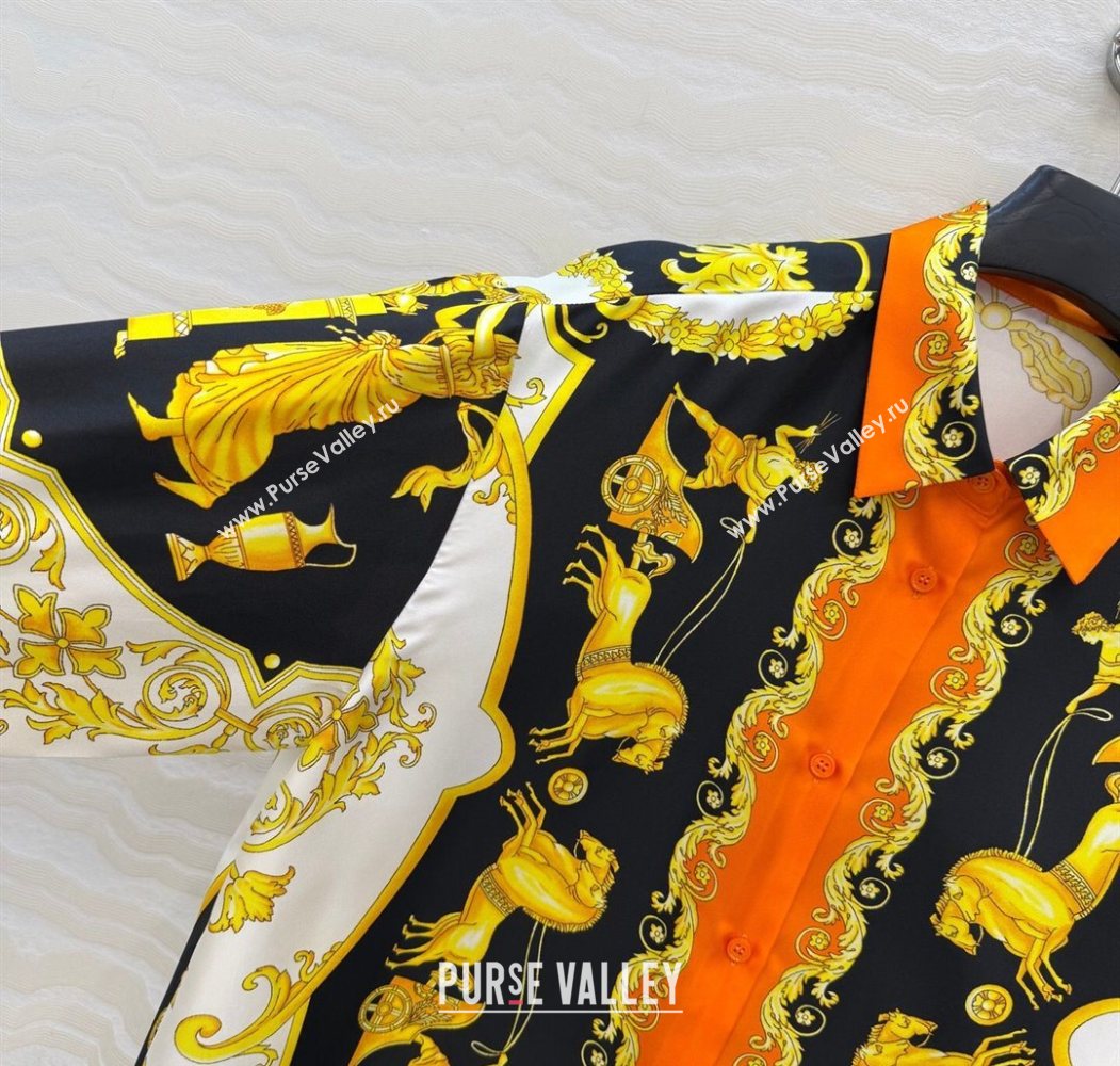 Givenchy Silk Shirt Orange 2026 GI011301 (QI-260113052)