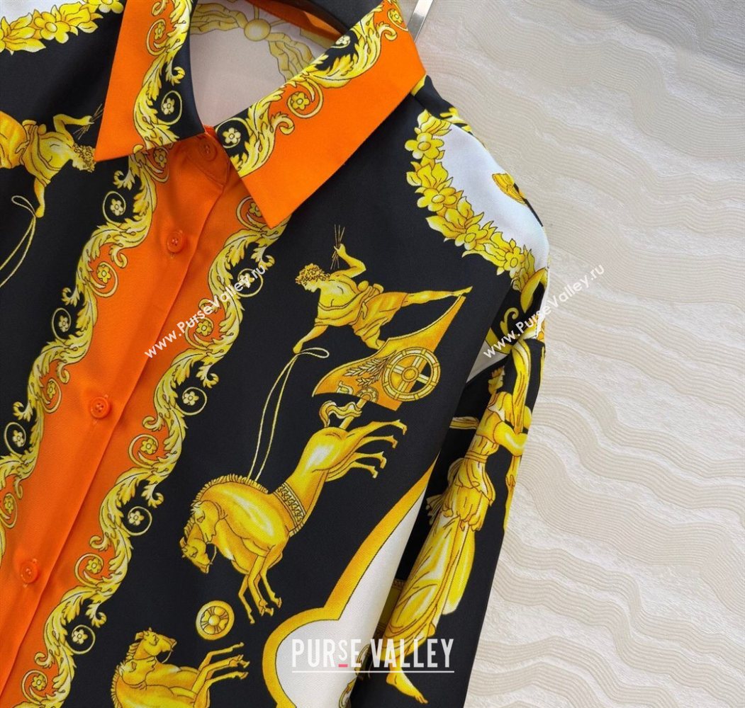 Givenchy Silk Shirt Orange 2026 GI011301 (QI-260113052)