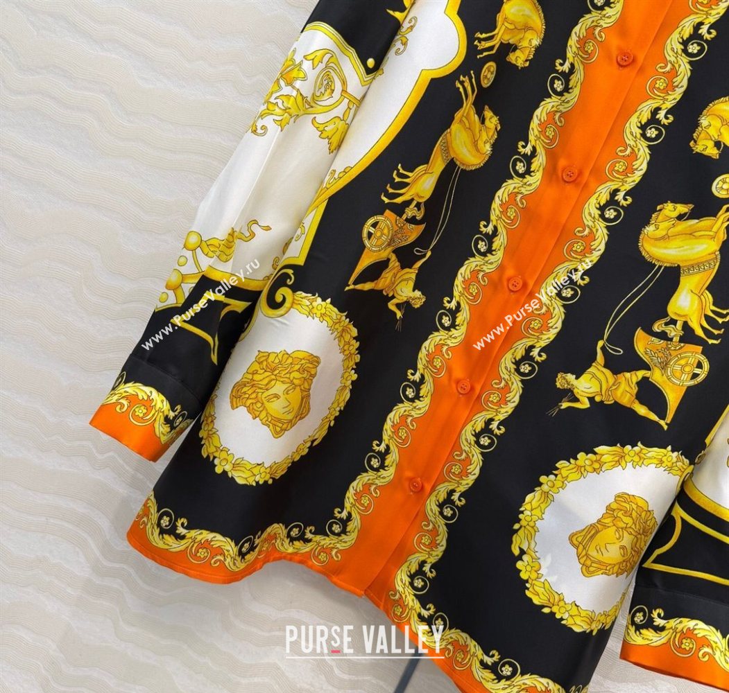 Givenchy Silk Shirt Orange 2026 GI011301 (QI-260113052)