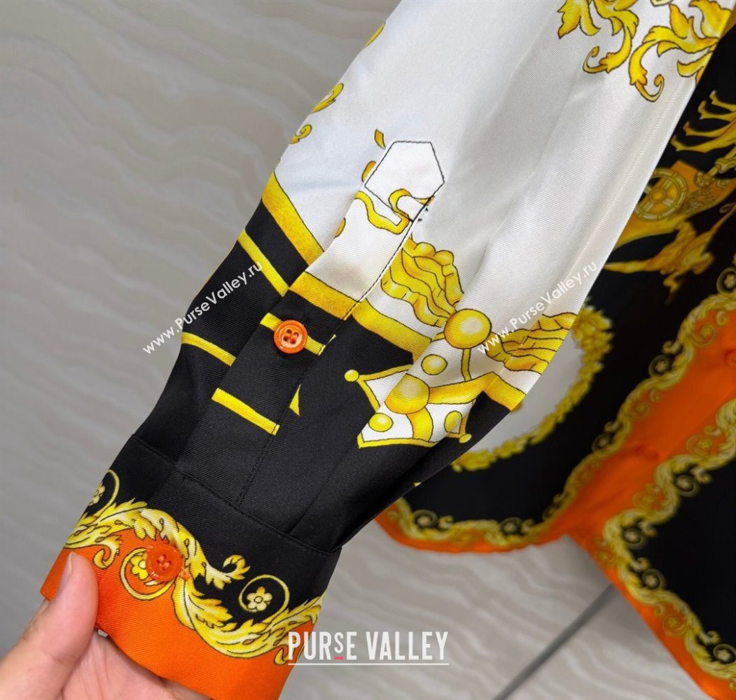 Givenchy Silk Shirt Orange 2026 GI011301 (QI-260113052)