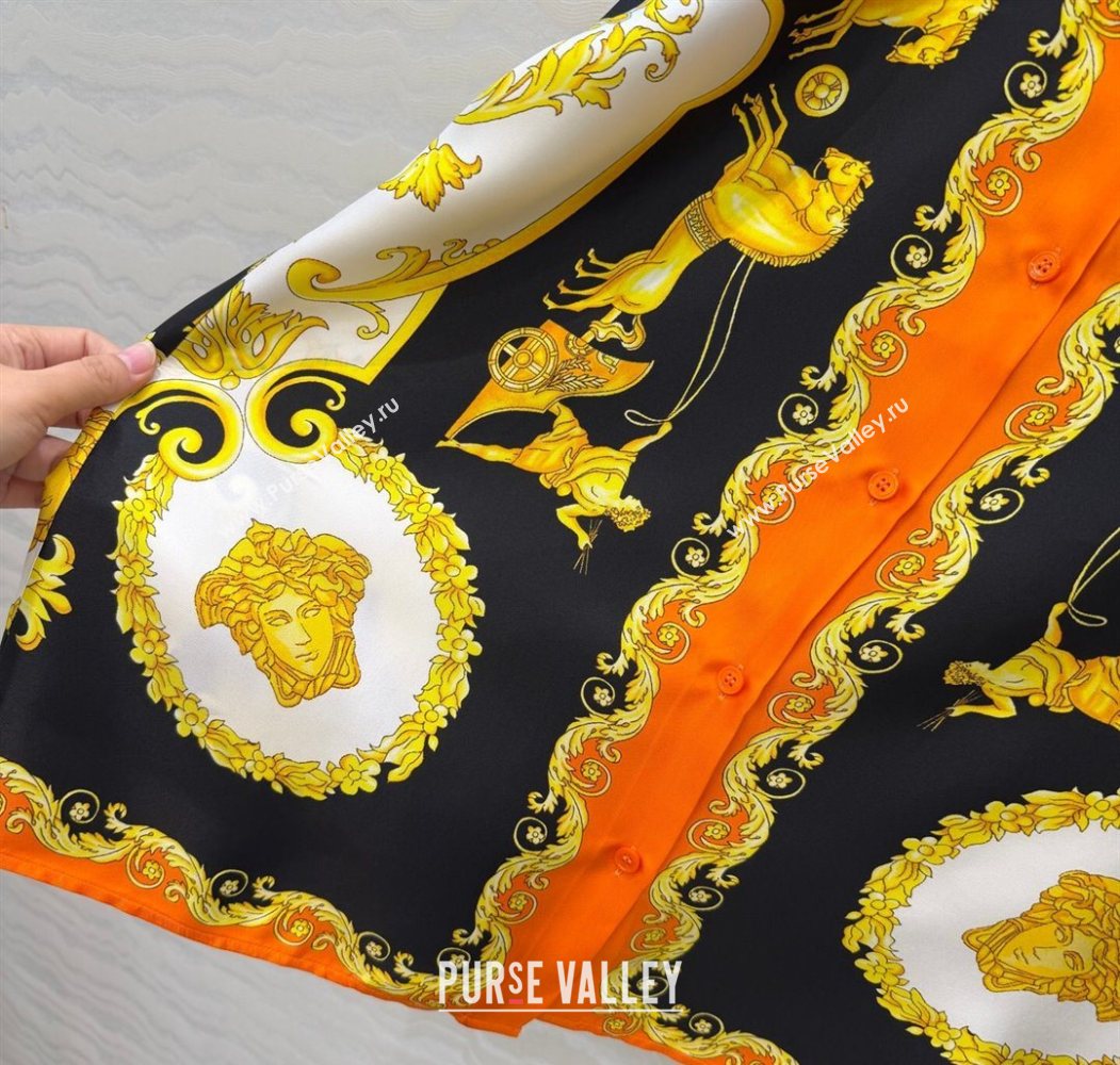 Givenchy Silk Shirt Orange 2026 GI011301 (QI-260113052)