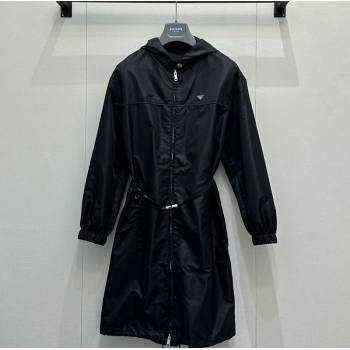 Prada Nylon Coat Black 2026 PR020640 (QI-260206040)