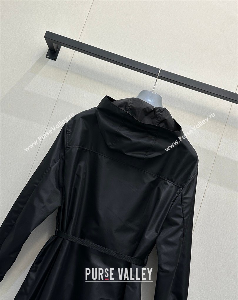 Prada Nylon Coat Black 2026 PR020640 (QI-260206040)