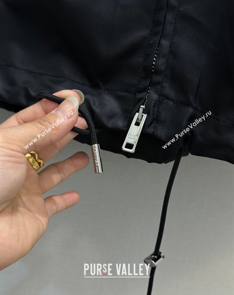 Prada Nylon Coat Black 2026 PR020640 (QI-260206040)
