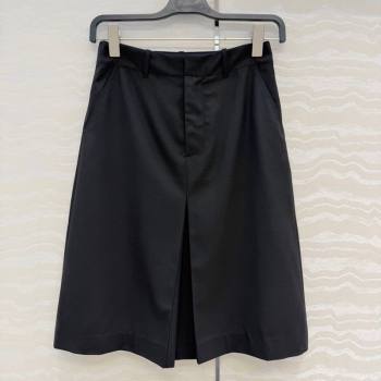 Loewe Wool Blend Skirt Black 2026 LW031101 (QI-260311051)